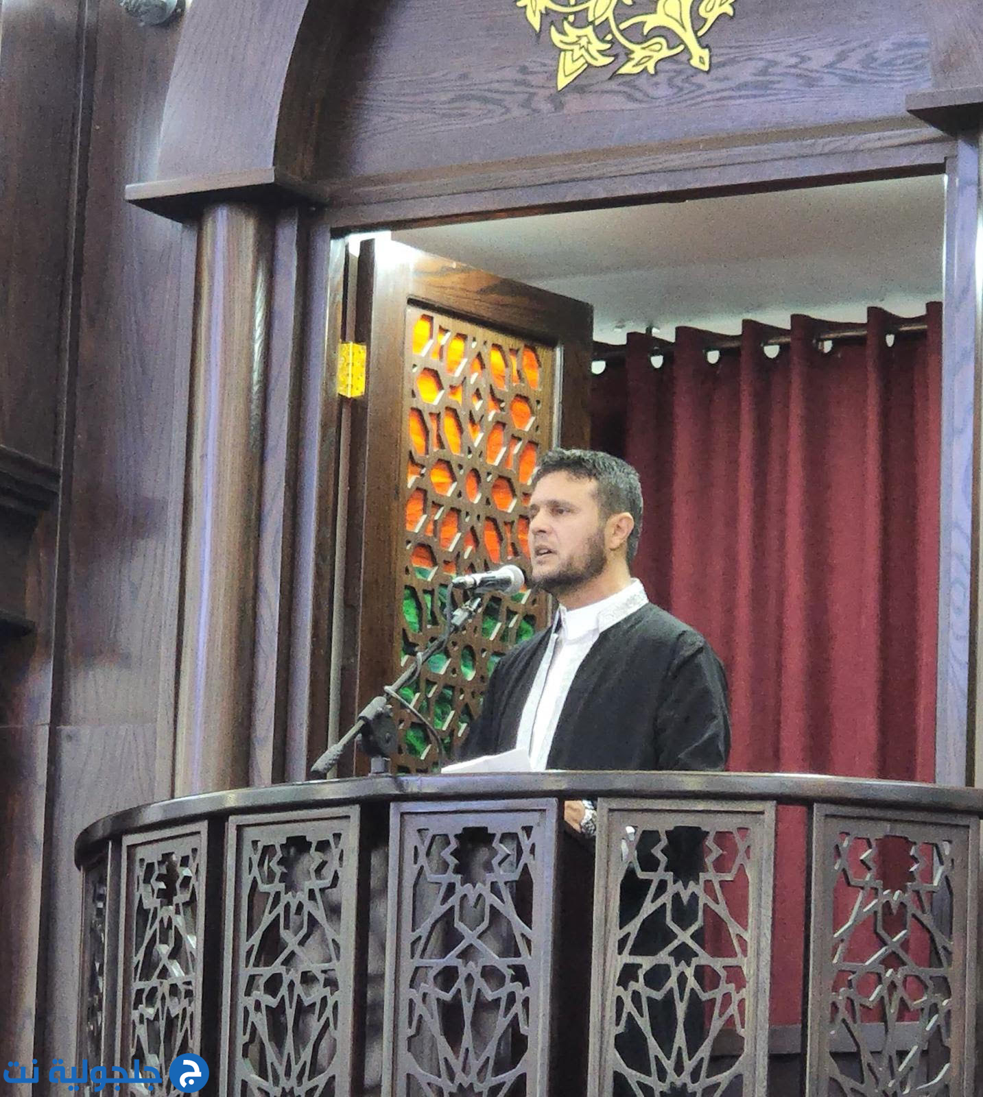 صلاة عيد الفطر من مسجد الروضة في جلجولية 